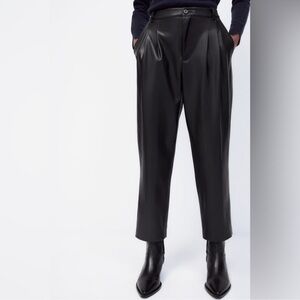 NWT* Zara Faux Leather Pants. Small